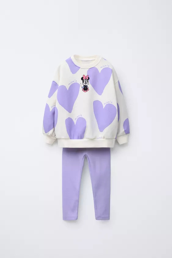 MINNIE MOUSE © DISNEY SWEATSHIRT AND LEGGINGS SET | Zara US