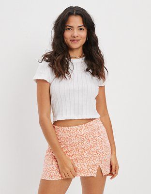 AE It Knit Floral Skort | American Eagle Outfitters (US & CA)