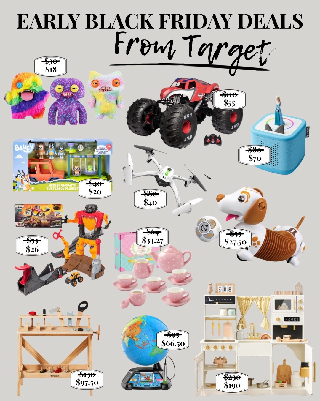 Target toy deals are HERE and they’re GOOD. So many Early Black Friday markdowns for kids. If you’ve got little ones on your list, now’s the time. 

#kidsgiftideas #targetfinds #ltkkids #sale #earlyblackfriday 

#LTKGiftGuide #LTKCyberWeek #LTKSaleAlert