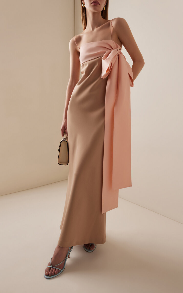 Bart Sash-Detailed Crepe Maxi Dress | Moda Operandi (Global)