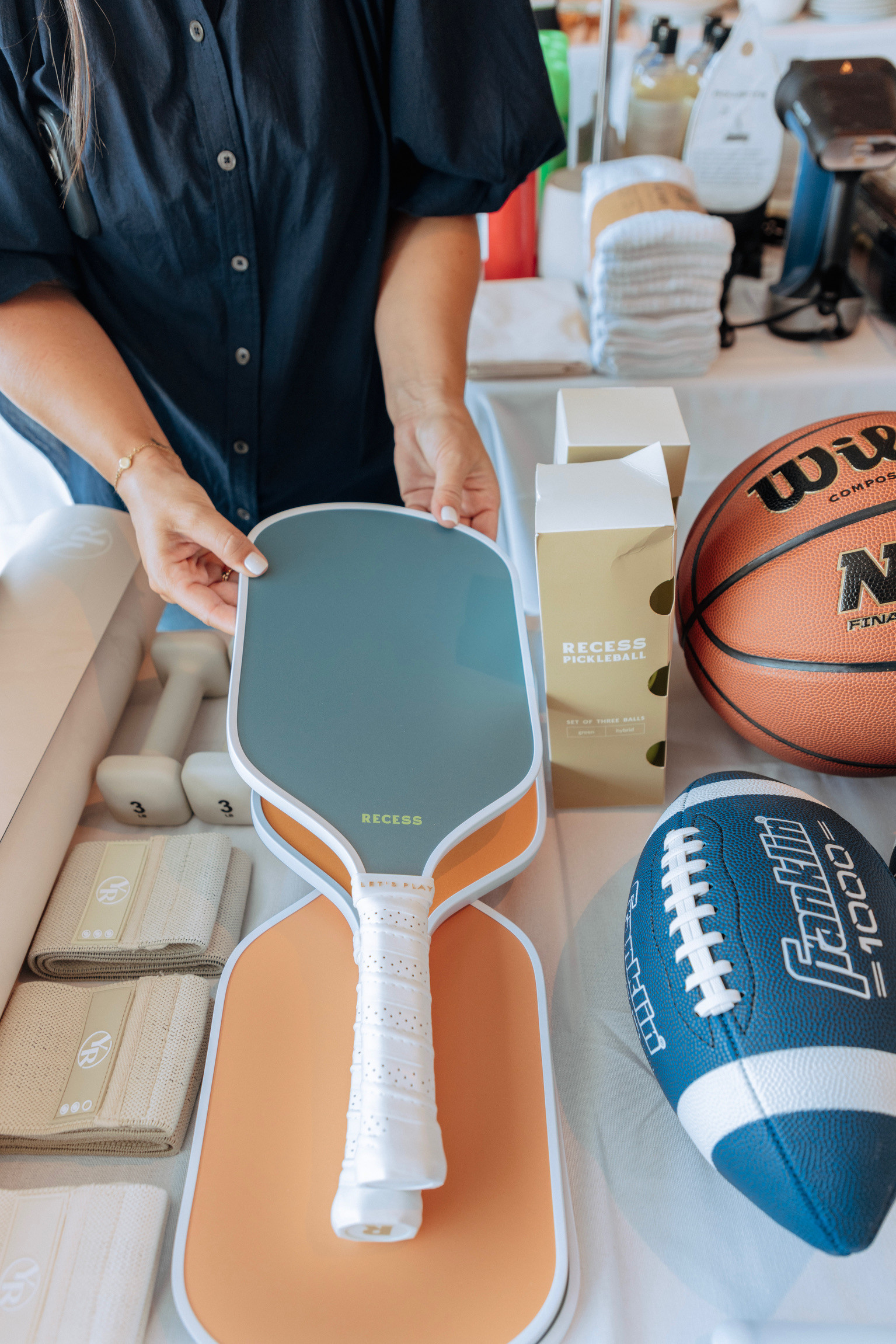 Our client loves pickleball so we were thrilled to source these Recess pickleball paddles for her to take to her next match!

#LTKHome #LTKActive