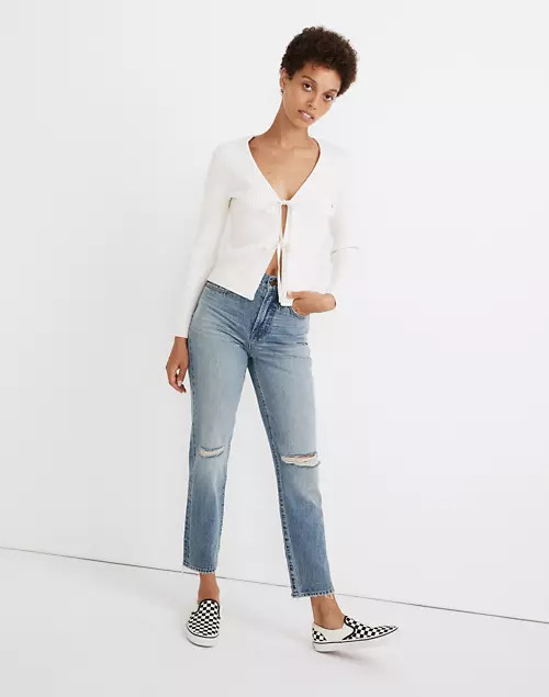 The Perfect Vintage Jean in Phillips Wash: Knee-Rips Edition | Madewell