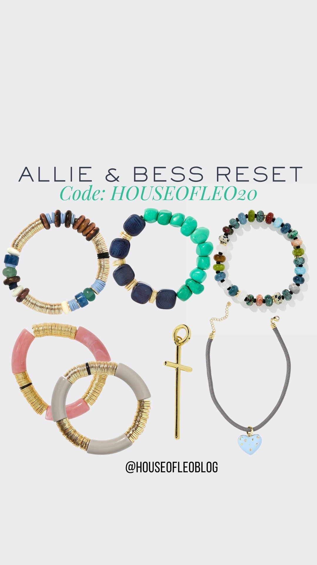 Code HOUSEOFLEO20. Heart necklace, cross charm, cross necklace, beaded bracelets

#LTKFindsUnder50 #LTKSaleAlert #LTKFindsUnder100