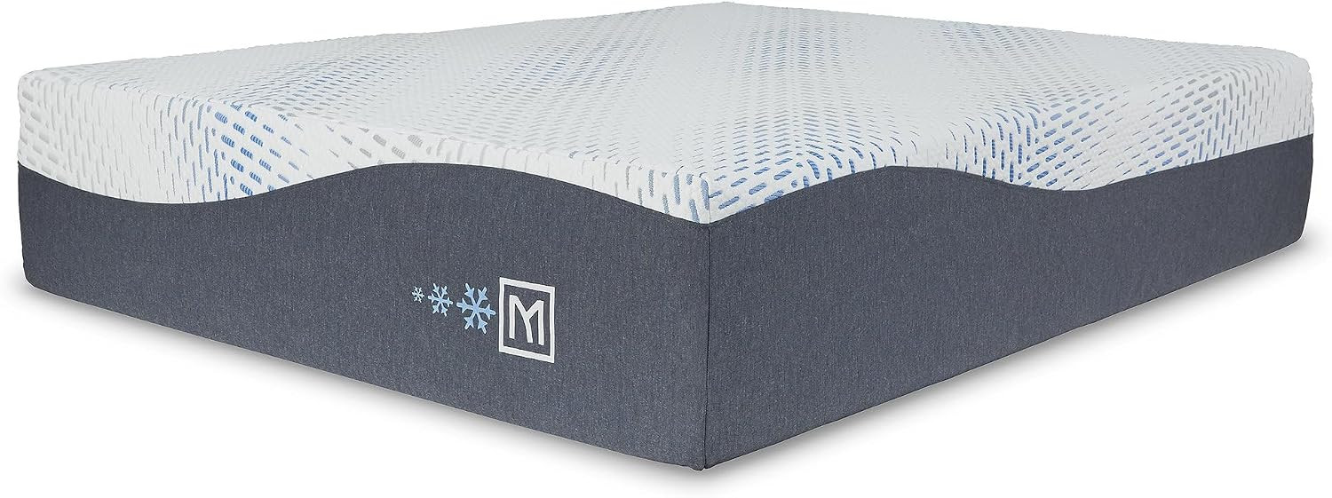 Signature Design by Ashley Millennium Luxury Plush Gel Latex Hybrid 15 Inch Mattress, California King, White | Amazon (US)