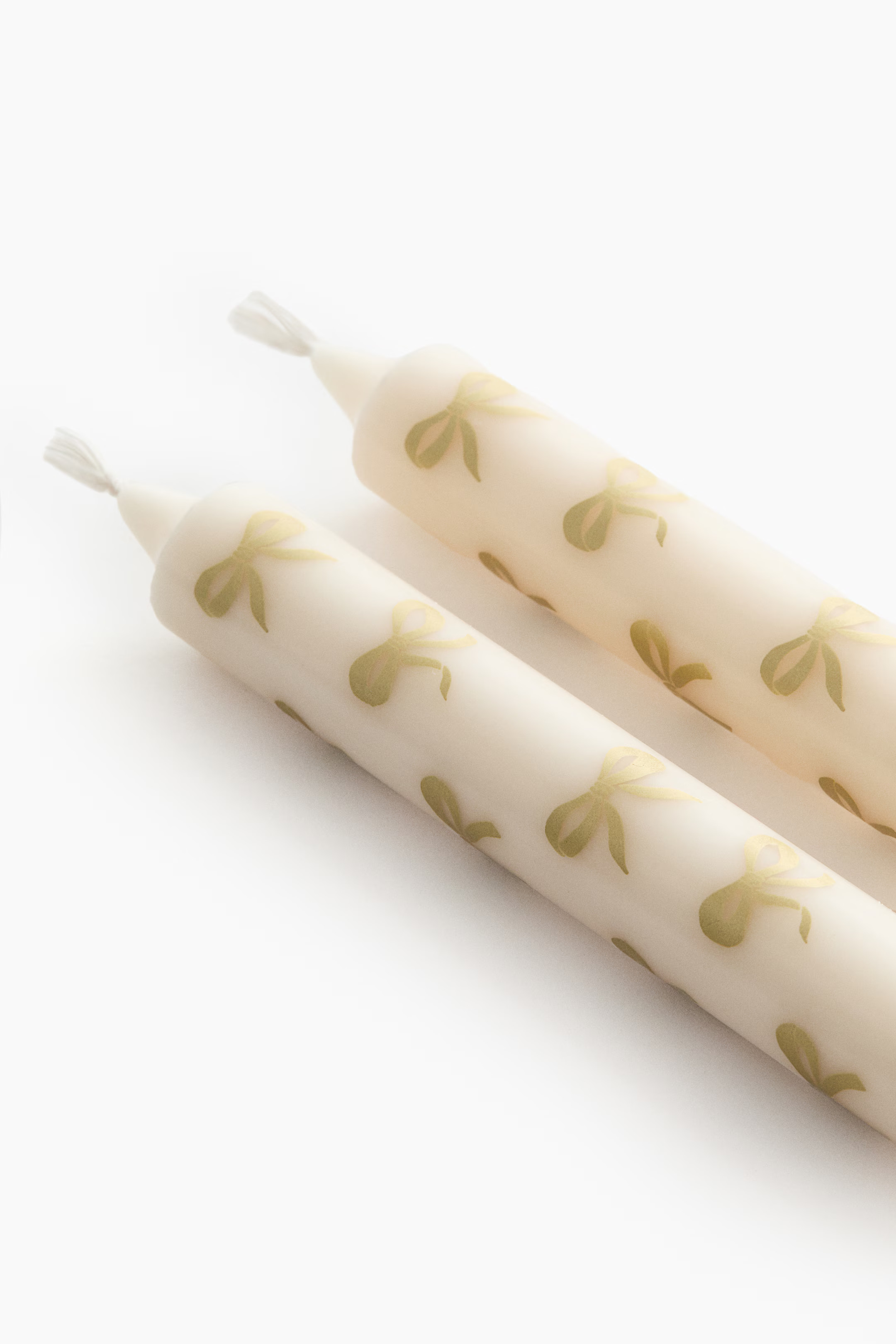 2-pack Patterned Candles | H&M (US + CA)