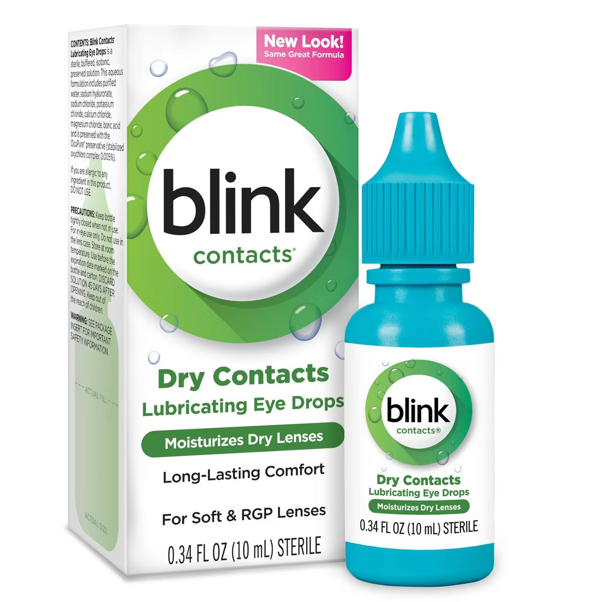 Blink Eye Drops for Contact Lenses - 0.34 fl oz | Target