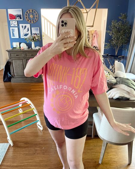 The perfect graphic tee, looks $$$ but it’s from target!! Size up if you want an oversized fit. - blink 182 graphic tee - graphic t shirts - target fashion - target finds - graphic tees - summer outfit 

#LTKfindsunder50 #LTKstyletip #LTKfindsunder100