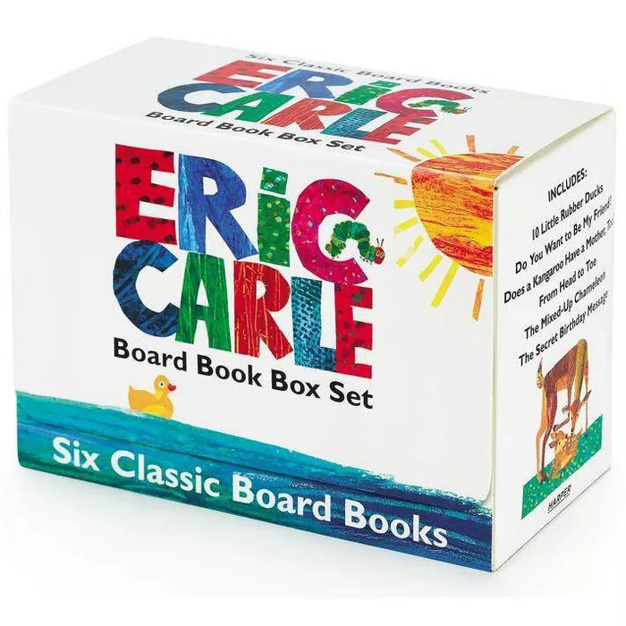 Eric Carle Six Classic Board Books Box Set - (Paperback) | Target