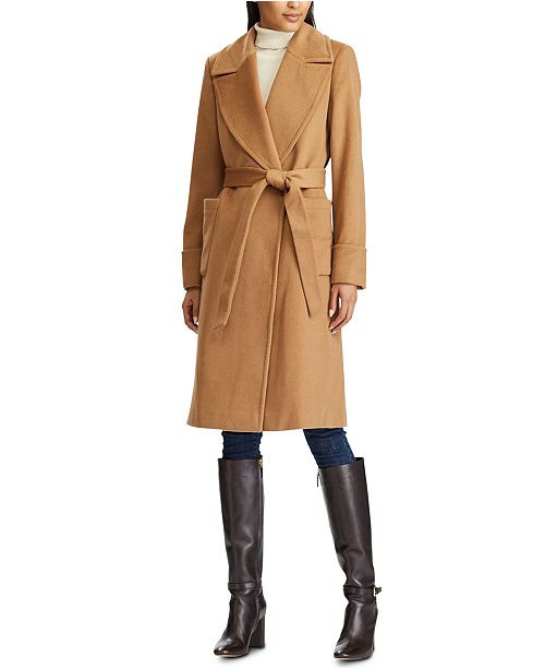 Belted Wrap Coat | Macys (US)