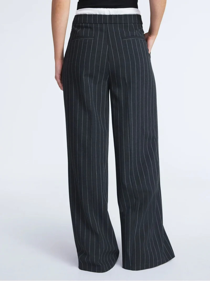Scoop Women’s and Women’s Plus Double Waisted Pants, Sizes 0-26 | Walmart (US)