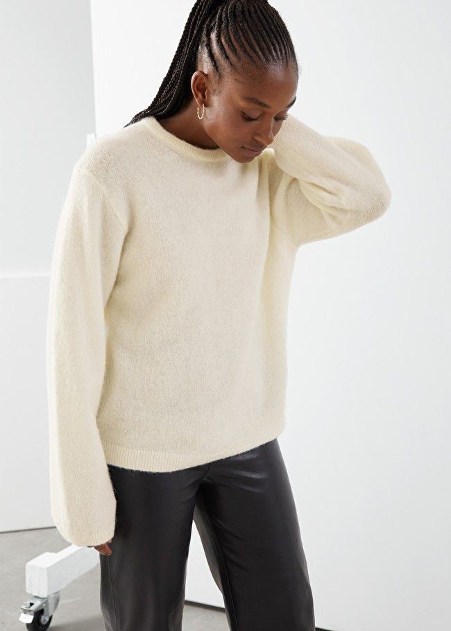 Fuzzy Wool Blend Sweater | & Other Stories (EU + UK)