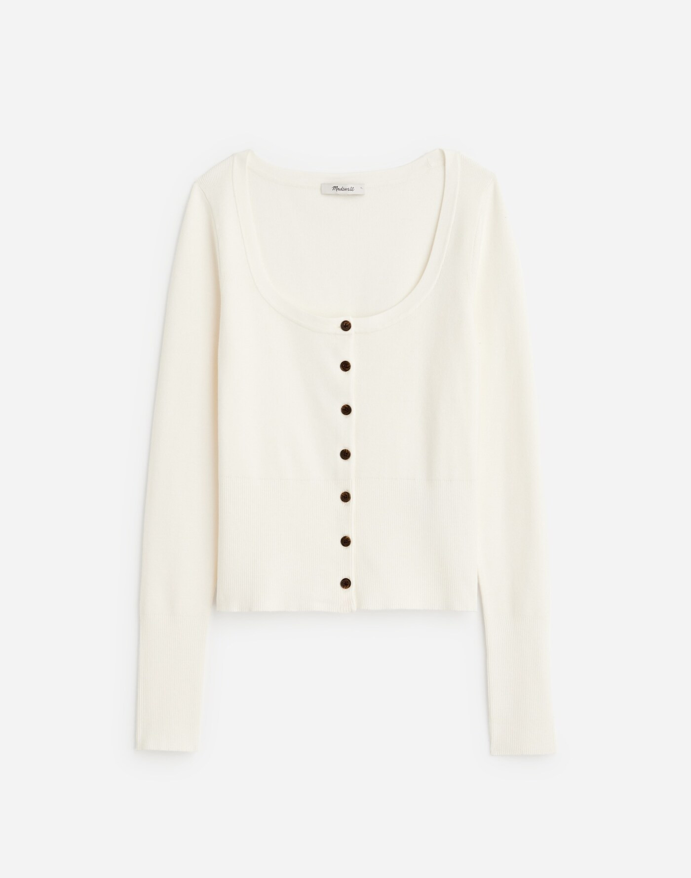 The Signature Knit Scoopneck Cardigan | Madewell | Madewell