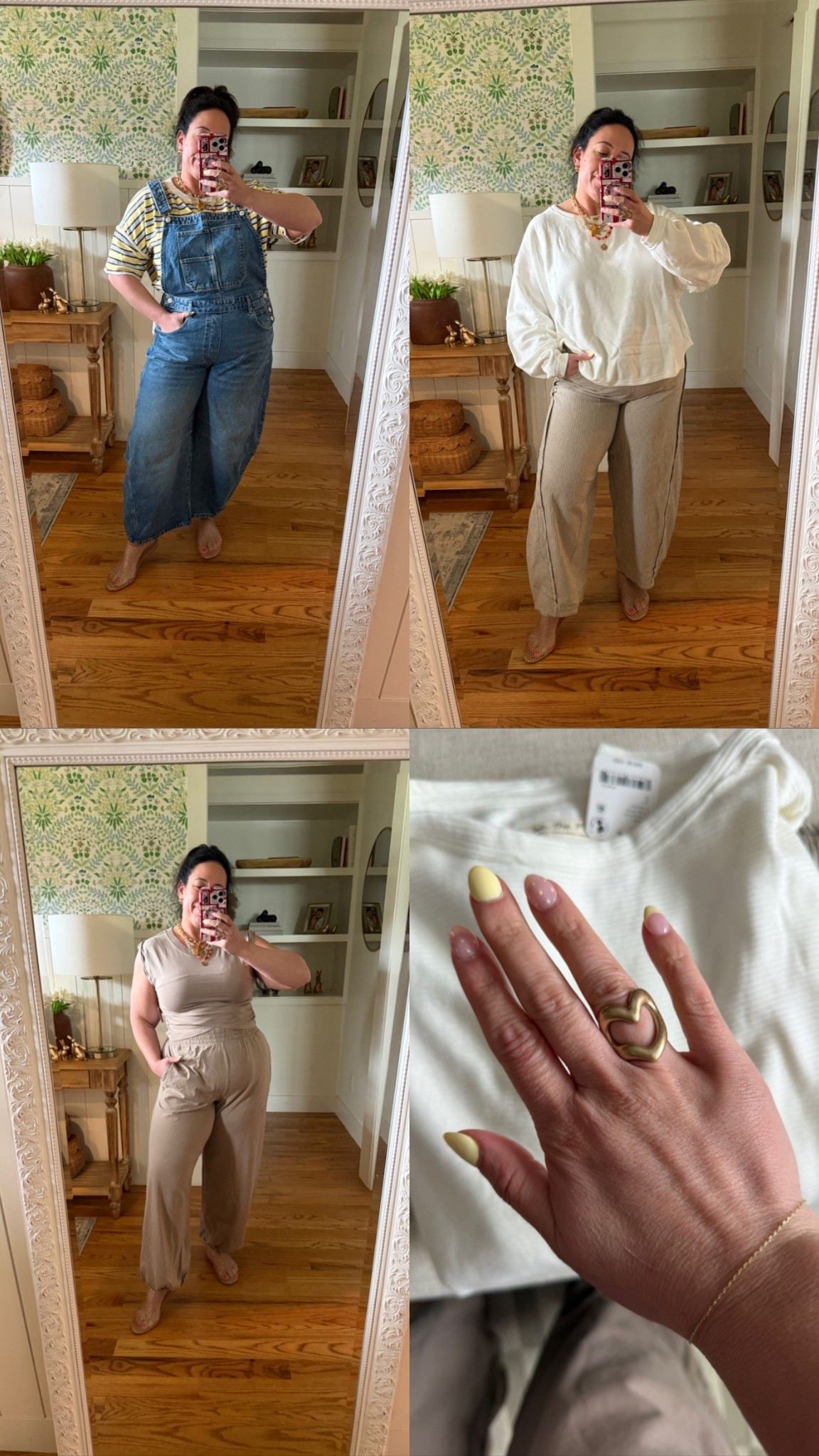 Free people spring new arrivals! Wearing size xl 

#LTKdayinmylife #LTKMidsize #LTKootd