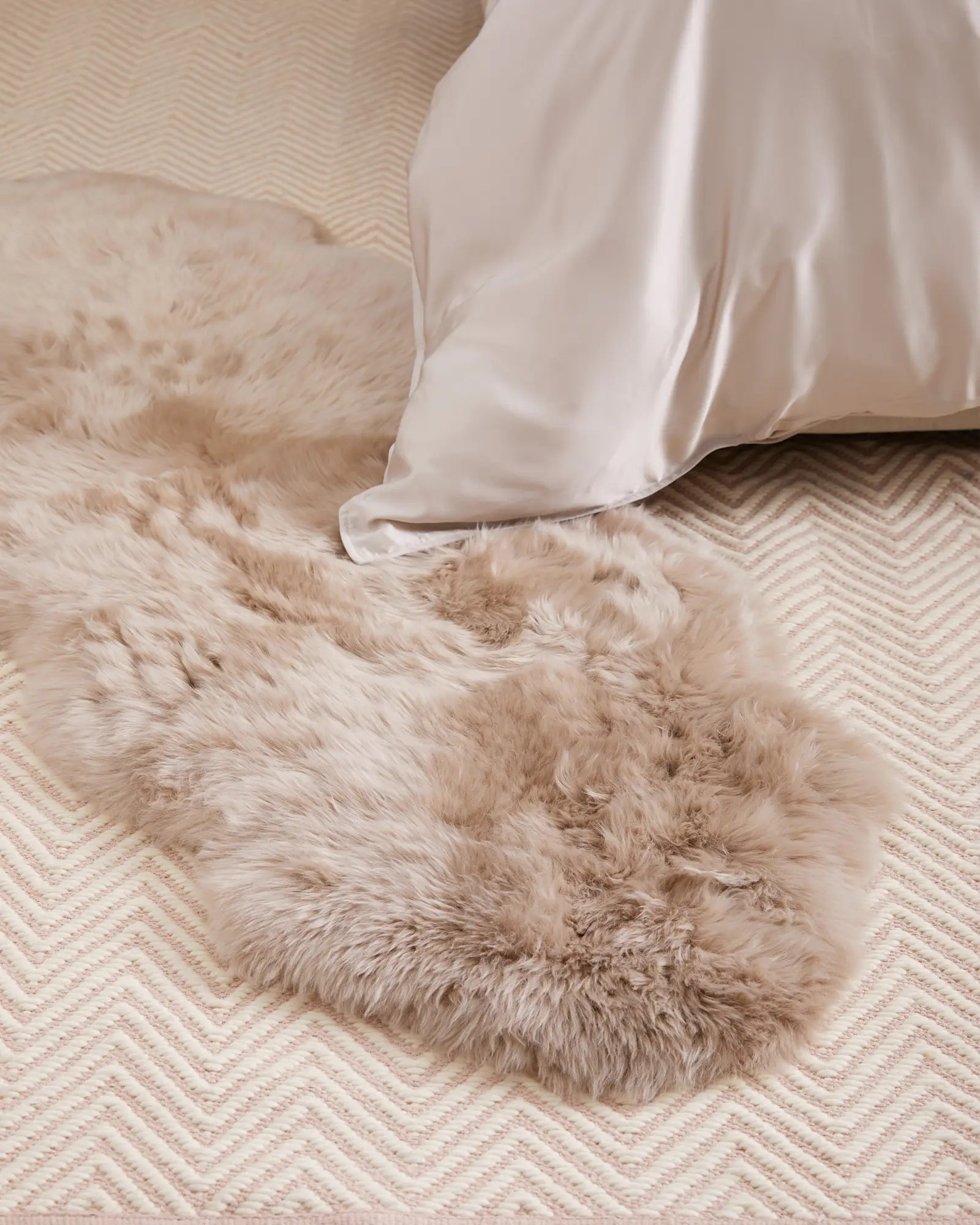 Ivory Australian Double Sheepskin Rug | Quince