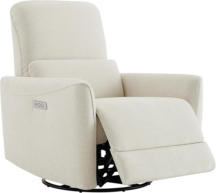 CHITA Power Recliner Chair Swivel Glider, FSC Certified Upholstered Living Room Nursery Reclining... | Amazon (US)