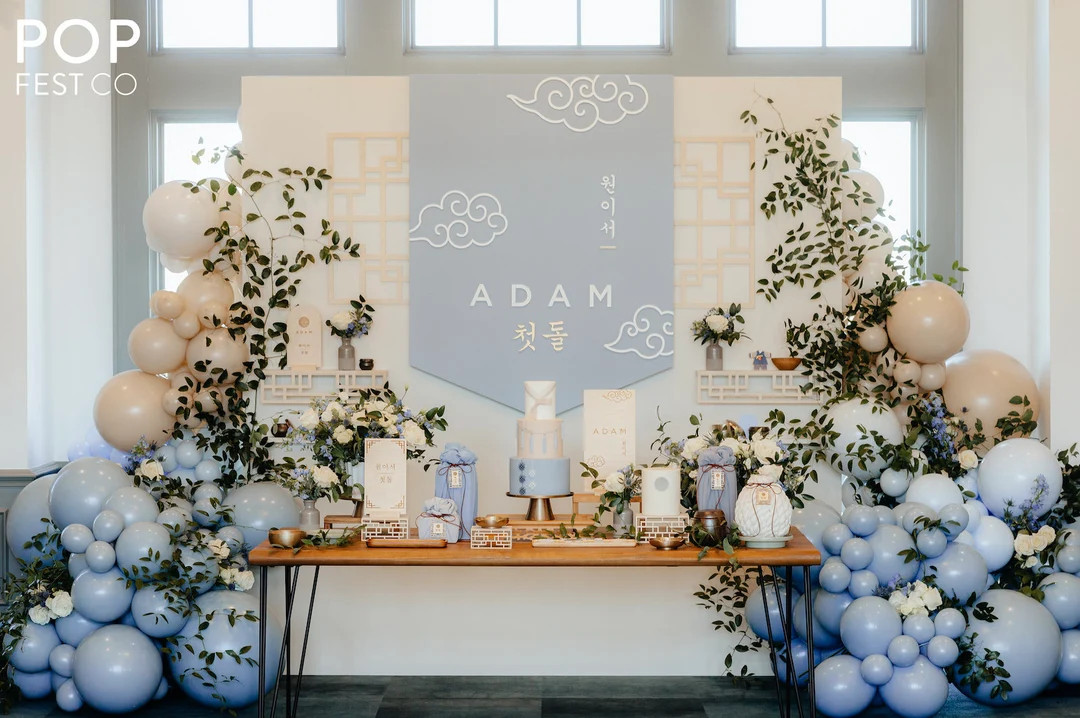 Soft Cloud Blue Dusty Blue DIY Double Stuffed MATTE Balloon Garland Kit Balloon Arch Baby Shower ... | Etsy (US)