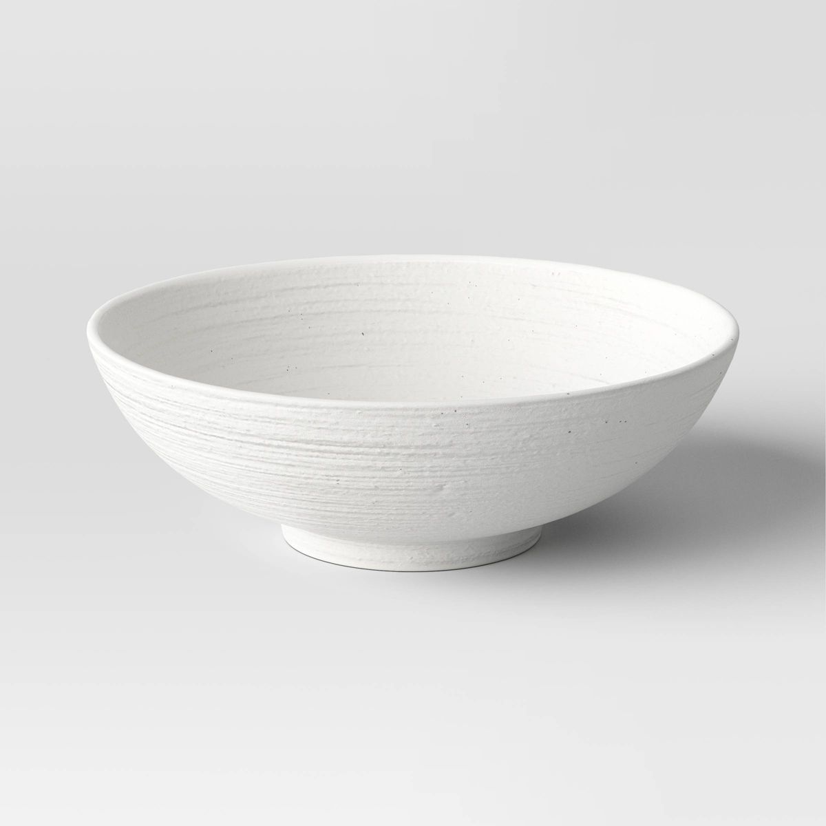 Ceramic Textured Bowl White - Threshold™: Round, Decorative, Not for Food Use | Target