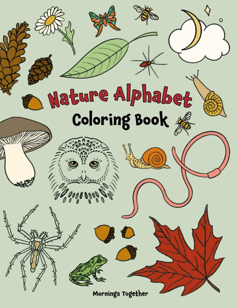 Nature Alphabet Coloring Book | Amazon (US)