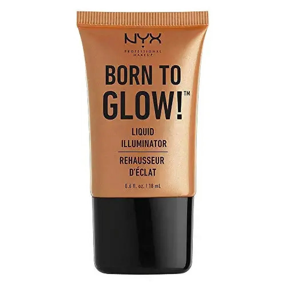 NYX PROFESSIONAL MAKEUP Born To Glow Liquid Illuminator - Pure Gold | Walmart (US)