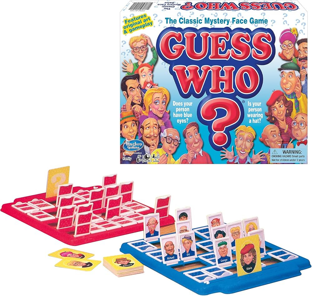 Winning Moves Games Guess Who? Board Game              
 Plastic  

 2 Players | Amazon (US)