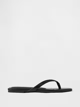 Vegan Leather Flip Flop Sandals | Gap (CA)