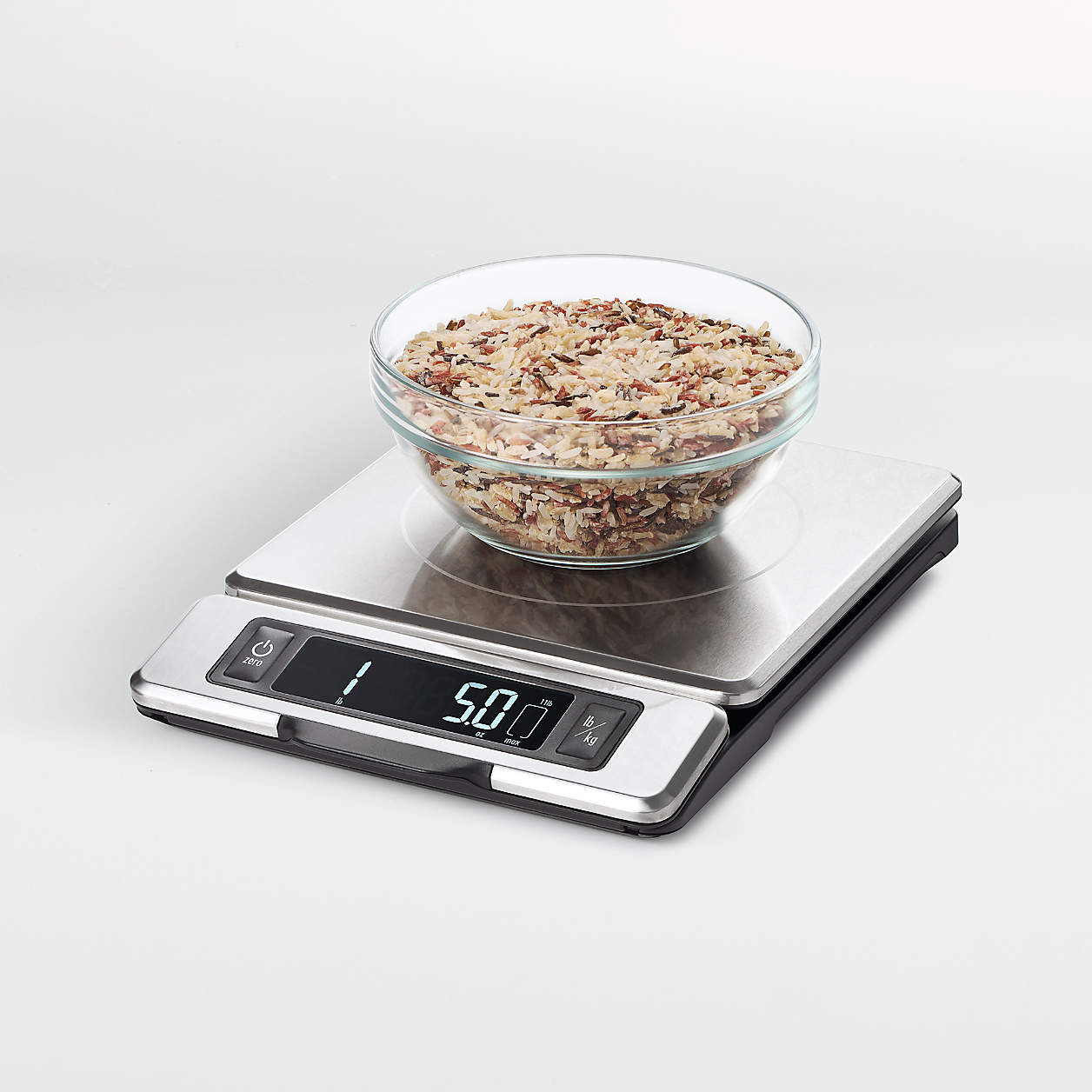 OXO 11-lb. Food Scale with Pull-Out Display + Reviews | Crate & Barrel | Crate & Barrel
