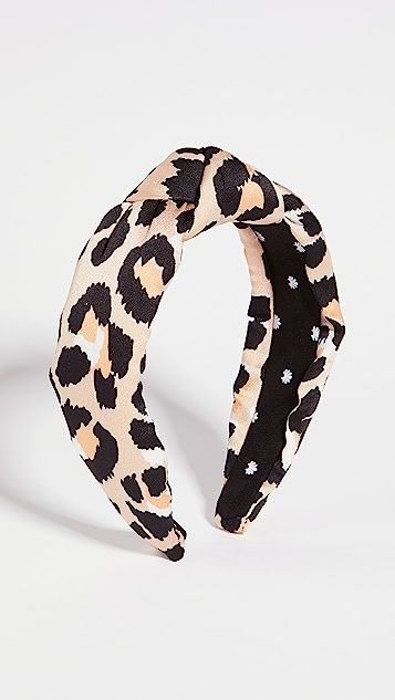 Silk Leopard Knotted Headband | Shopbop