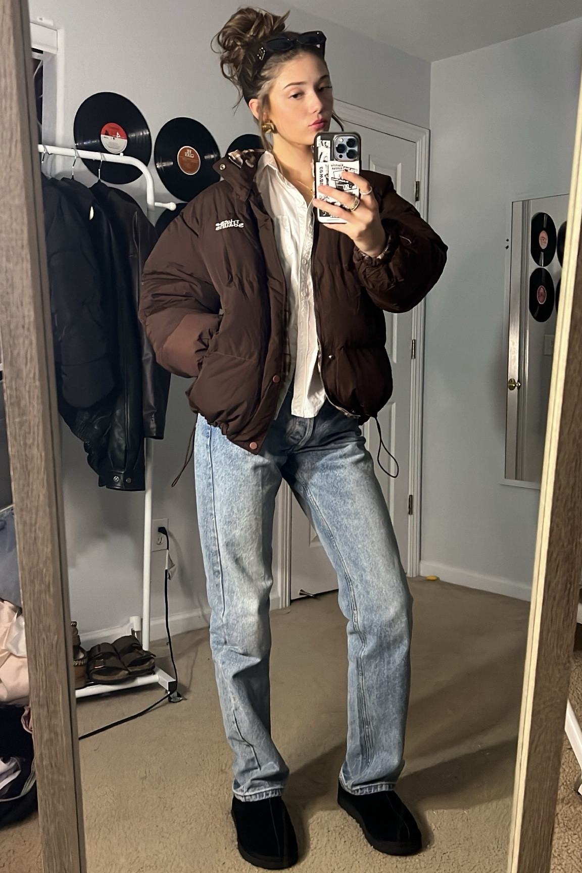 The warmest and cutest winter outfit 🧸☕️