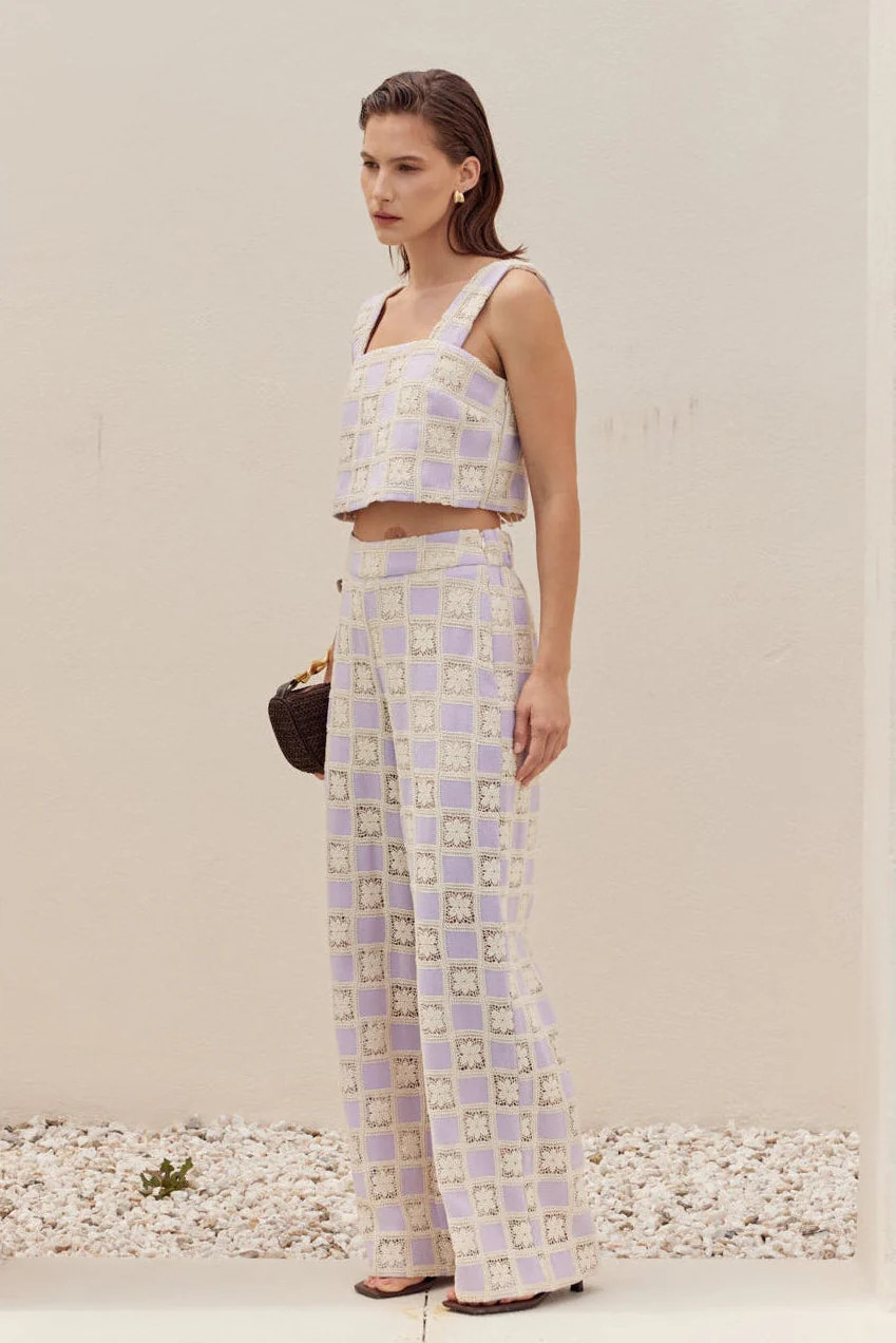 Bria Crochet Pants | Spring Pants for Women | English Factory