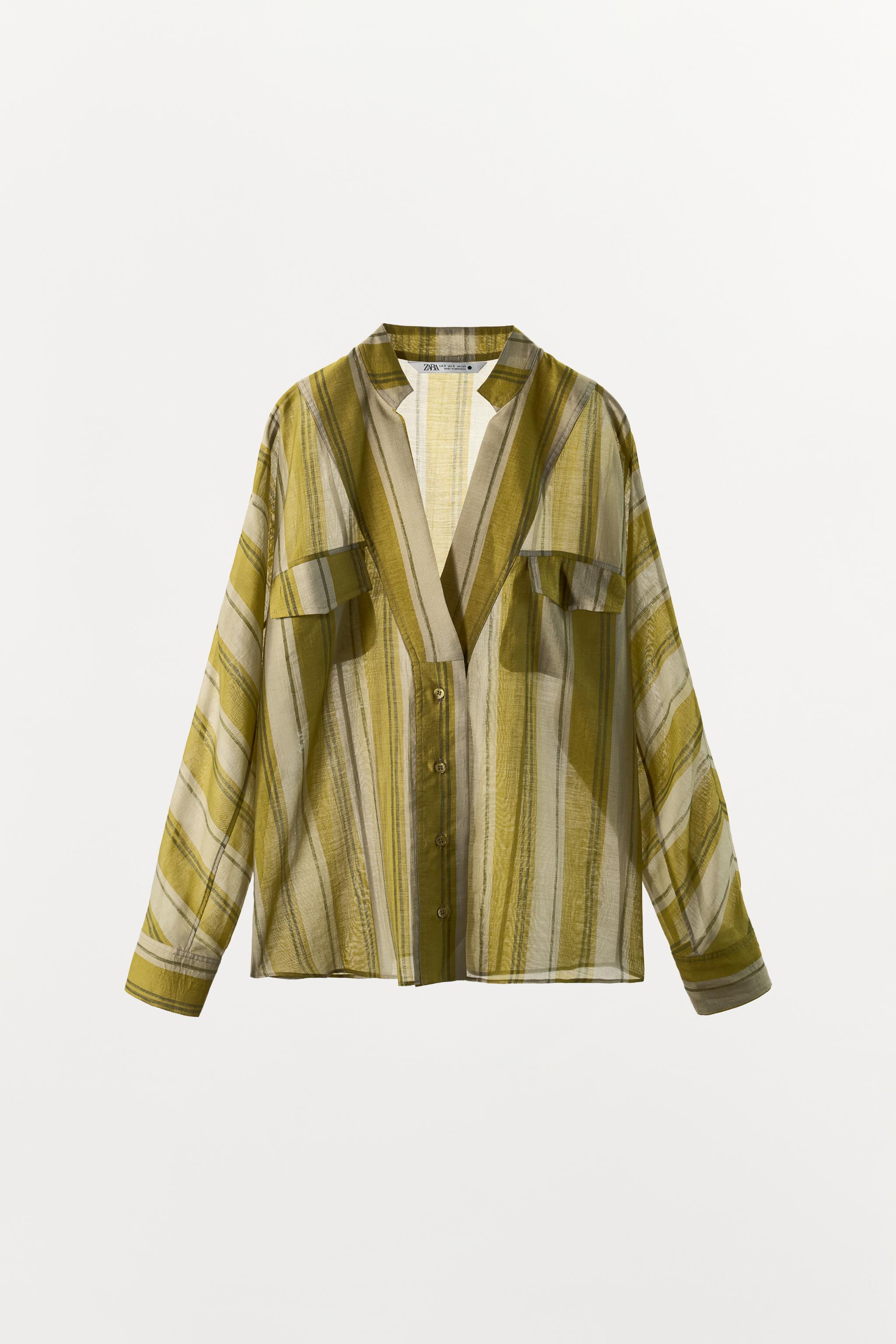 ZW COLLECTION STRIPED SHIRT | Zara US