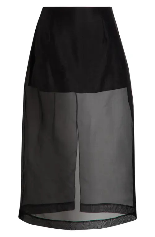 Silk Organza Pencil Skirt | Nordstrom
