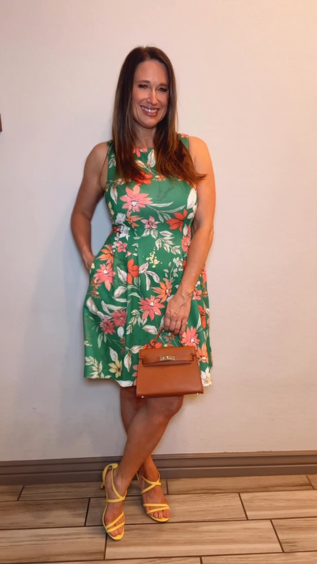 Trade in the heels for sandals and you are ready for the Masters with this Vince Camuto dress. Get the exact dress before it’s gone. Linked a similar dress since the exact one I am wearing is in low stock. The heels and bag are from Amazon! 

#LTKPetite #LTKFindsUnder100 #LTKItBag