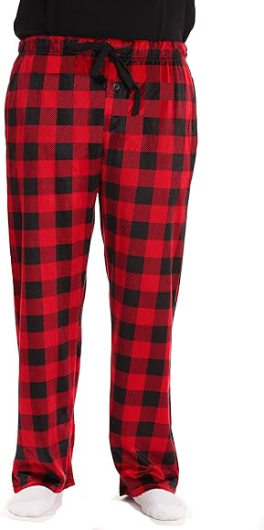 #followme Ultra Soft Fleece Men's Plaid Pajama Pants with Pockets | Amazon (US)