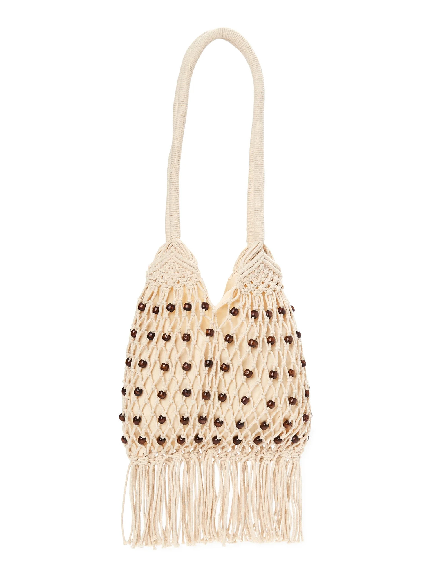 Scoop Women's Macrame Beaded Handbag | Walmart (US)