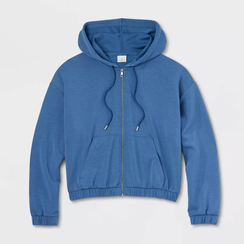 Women's Sandwash Hooded Zip-Up Sweatshirt - A New Day™ | Target