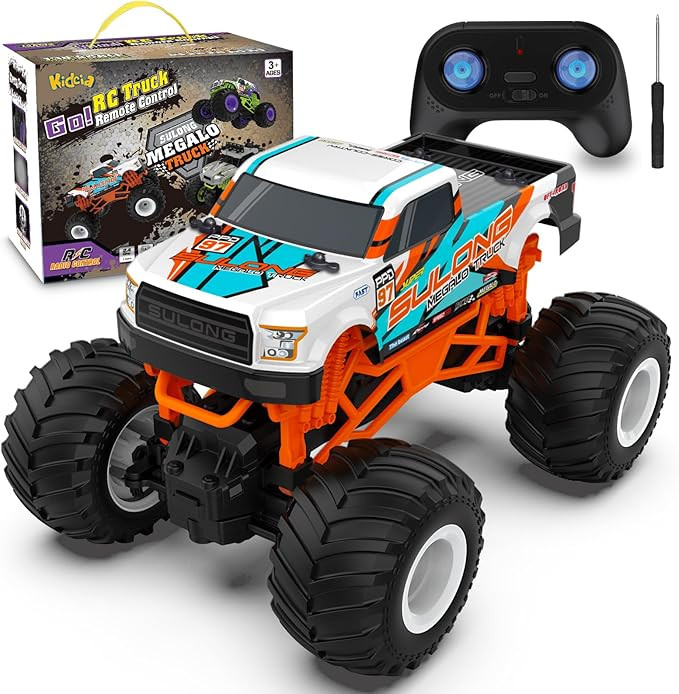 1:16 Scale RC Monster Truck - 2.4GHz All Terrain Car for Kids 4-12, 20 Km/h Off Road RC Truck, Ch... | Amazon (US)