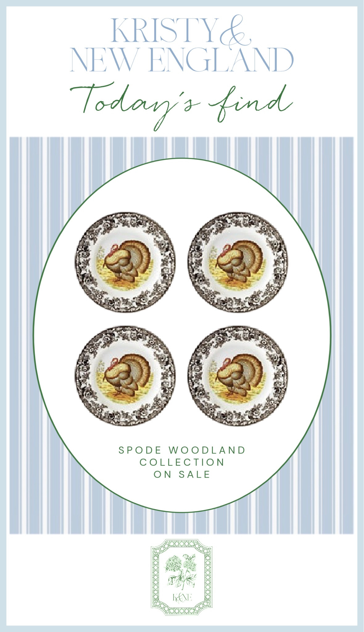 TODAY’S FIND: Spode Woodland China Collection on sale now! 

#LTKSeasonal #LTKHoliday #LTKhome