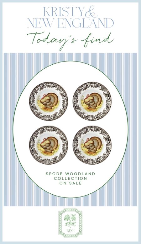 TODAY’S FIND: Spode Woodland China Collection on sale now! 

#LTKSeasonal #LTKHoliday #LTKhome