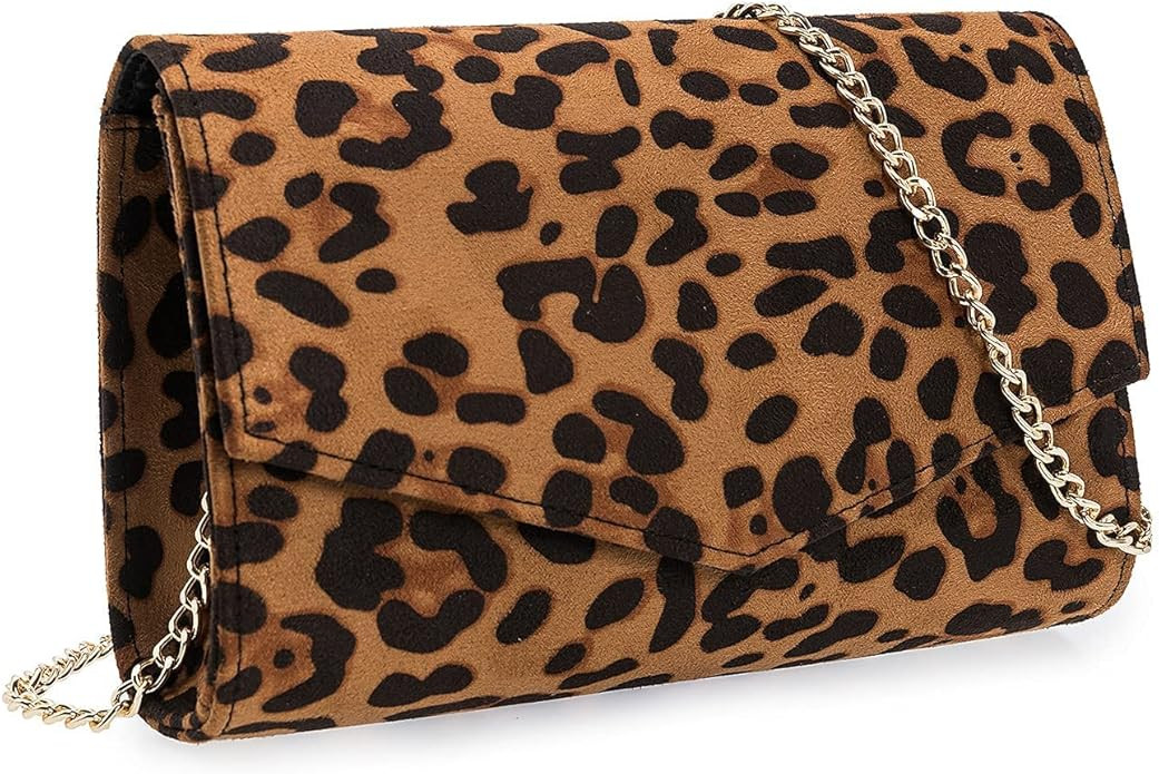 IXEBELLA Women Evening Bag Dressy Clutch Handbag Faux Suede Purse for Wedding | Amazon (US)
