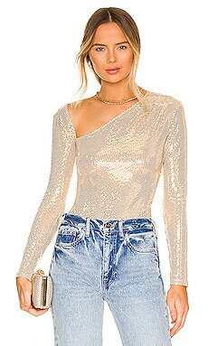 ASTR the Label Della Bodysuit in Gold from Revolve.com | Revolve Clothing (Global)