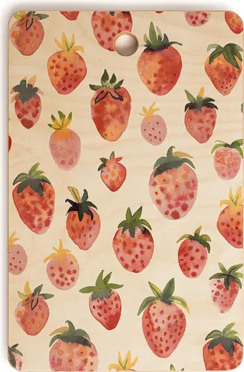 Strawberries Wood Cutting Board | Nordstrom