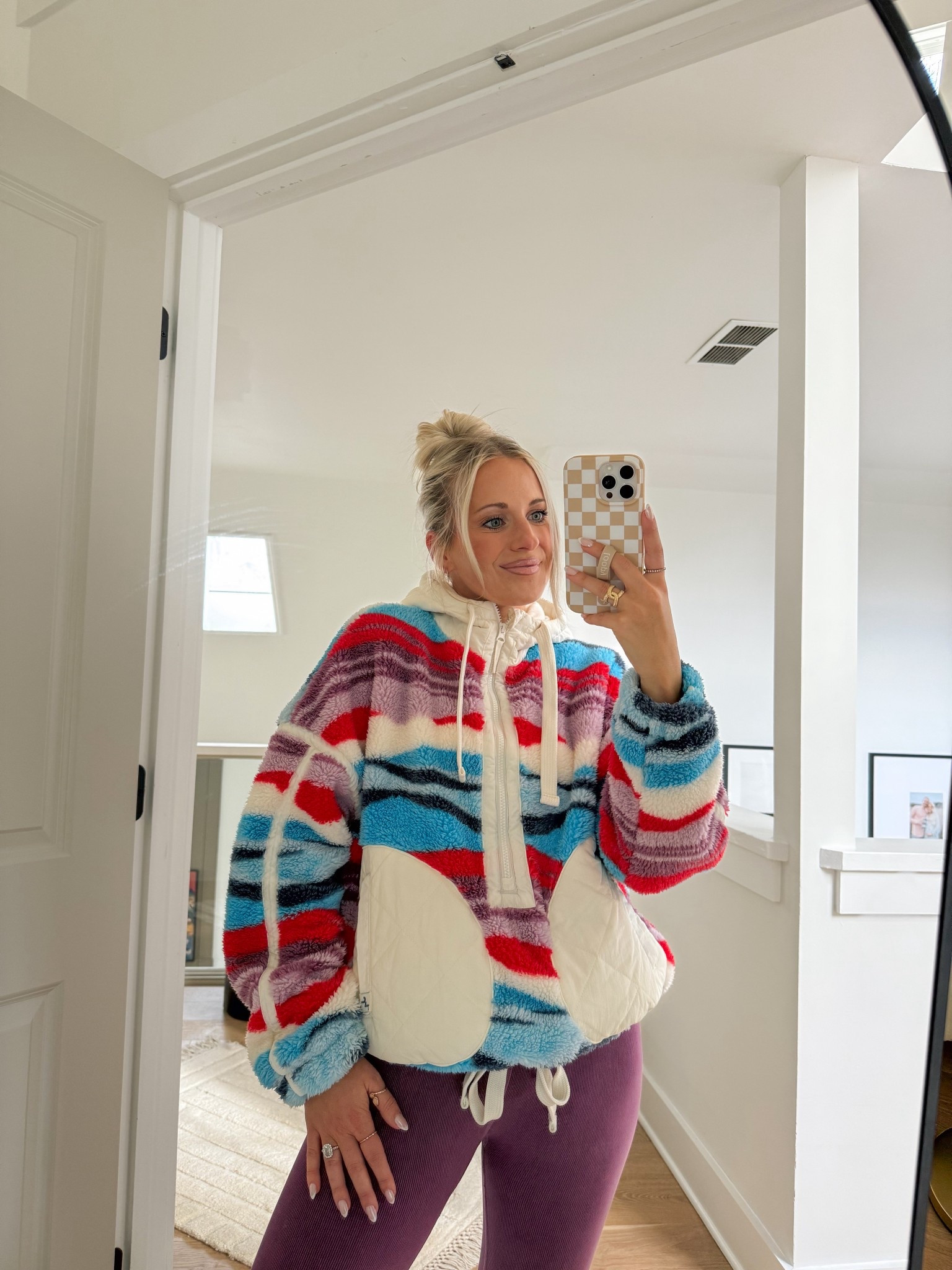 Love this pullover!! Only $45 and comes in other prints/colors too. Wearing small! 

#LTKmomlife #LTKFindsUnder50