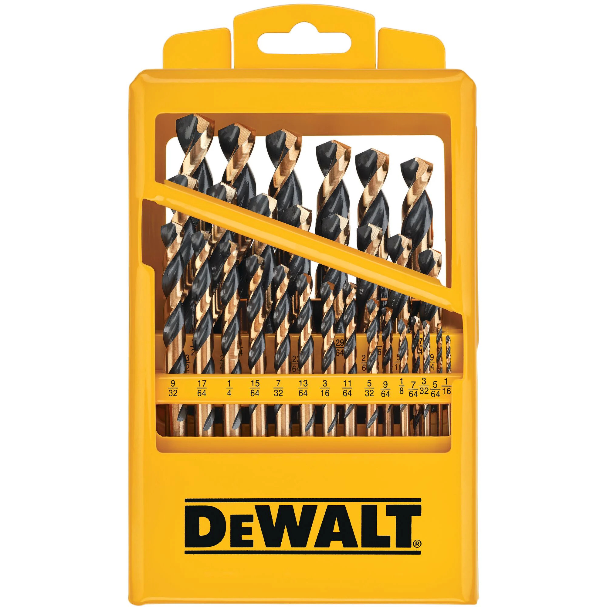 DEWALT 29 -Piece Assorted x Black and gold coated HSS Jobber length Twist Drill Bit Set | DWA1189 | Lowe's