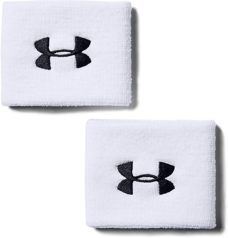 Under Armour Men's 3-inch Performance Wristband 2-Pack | Amazon (US)