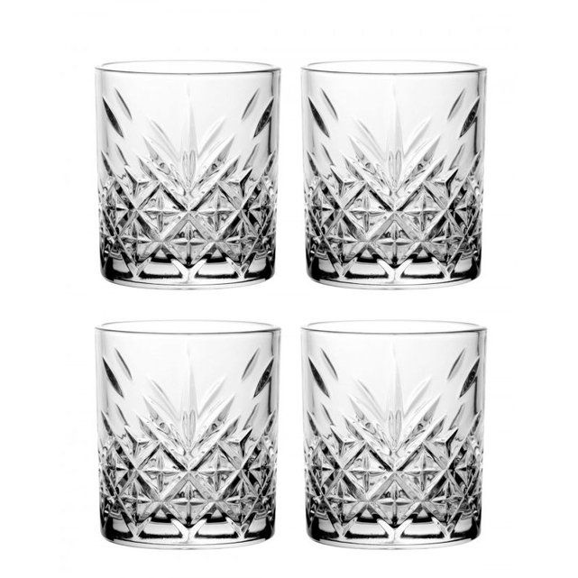 Set de 4 Verres à whisky avec Motifs Embossés - 20.5cl | La Redoute (UK)