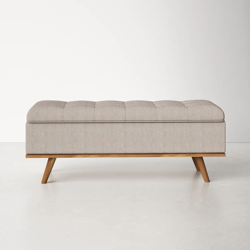 Davina Polyester Blend Upholstered Storage Bench | Wayfair North America