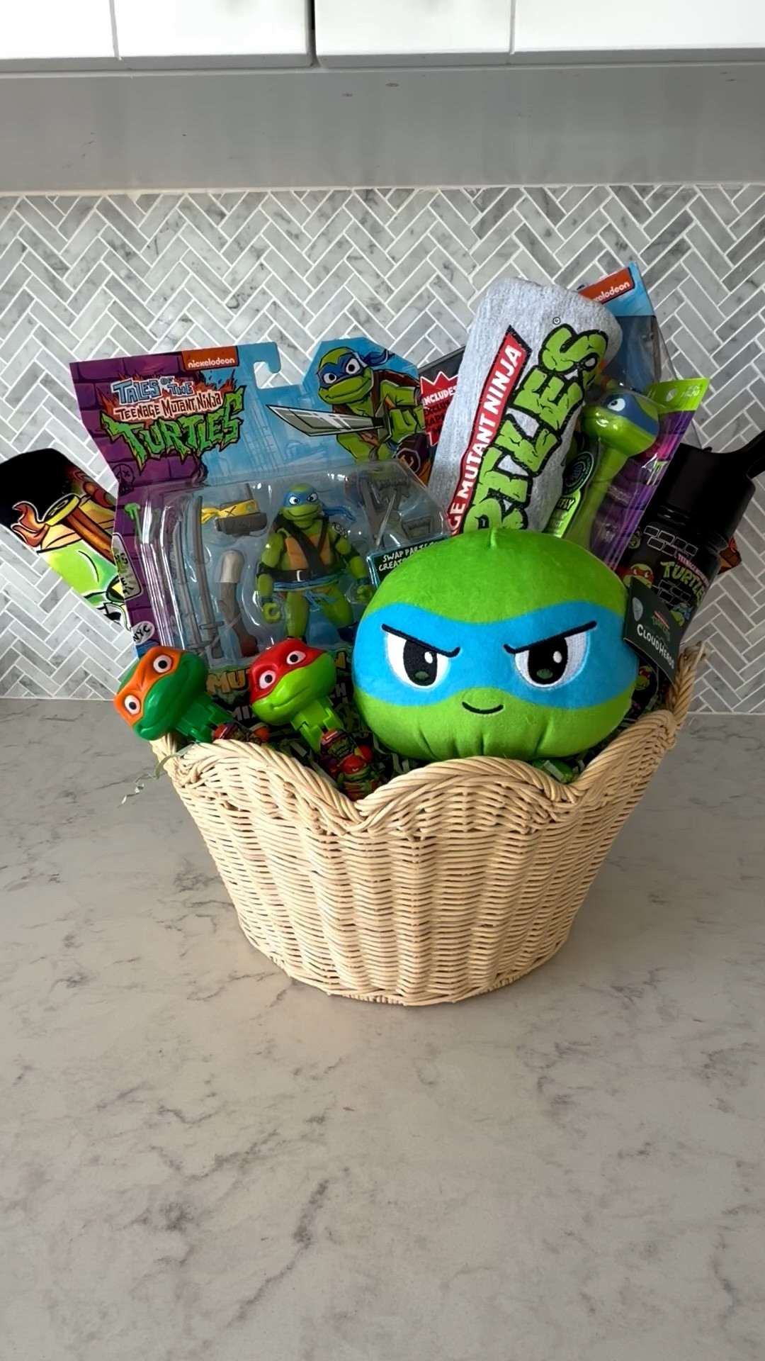 Ninja turtle Easter basket 