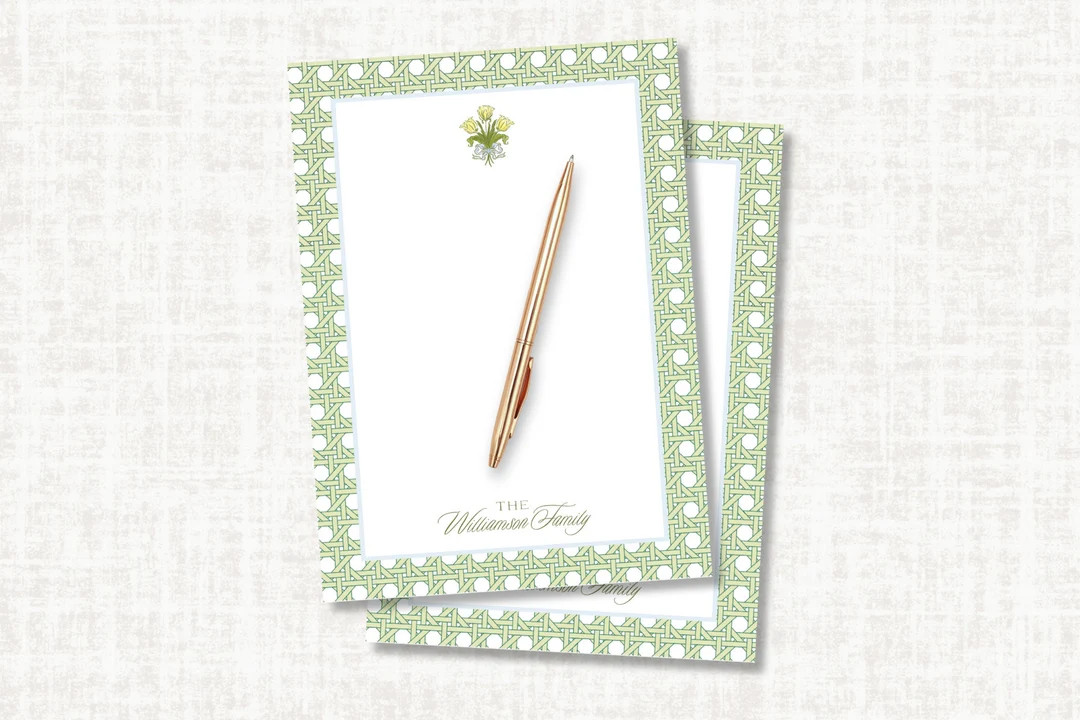 Tulip and Cane Notepad, Personalized Gifts, Custom Cane Notepad, Custom Gift, Tulip Notes - Etsy | Etsy (US)
