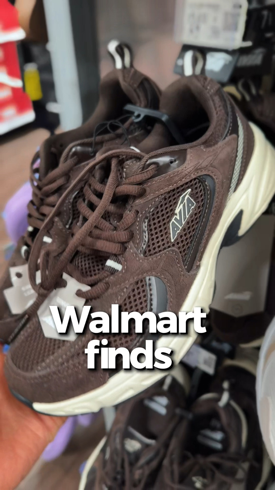 These brown Avia sneakers at Walmart are so perfect for fall. 🤎🍂