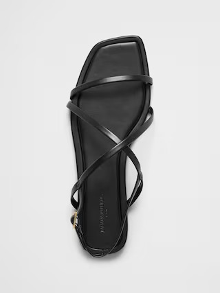 Vegan Leather Strappy Sandal | Banana Republic Factory
